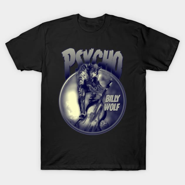 Bad Moon Blue T-Shirt by hardtbonez